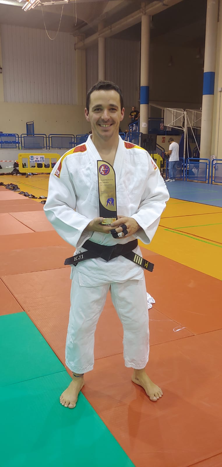 Iker Henares, ORO en el Campeonato de Espa&ntilde;a de Judo Veteranos 18-09-21